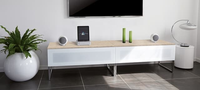 NorStone Khalm 100 TV-Møbel Hvid-Eg