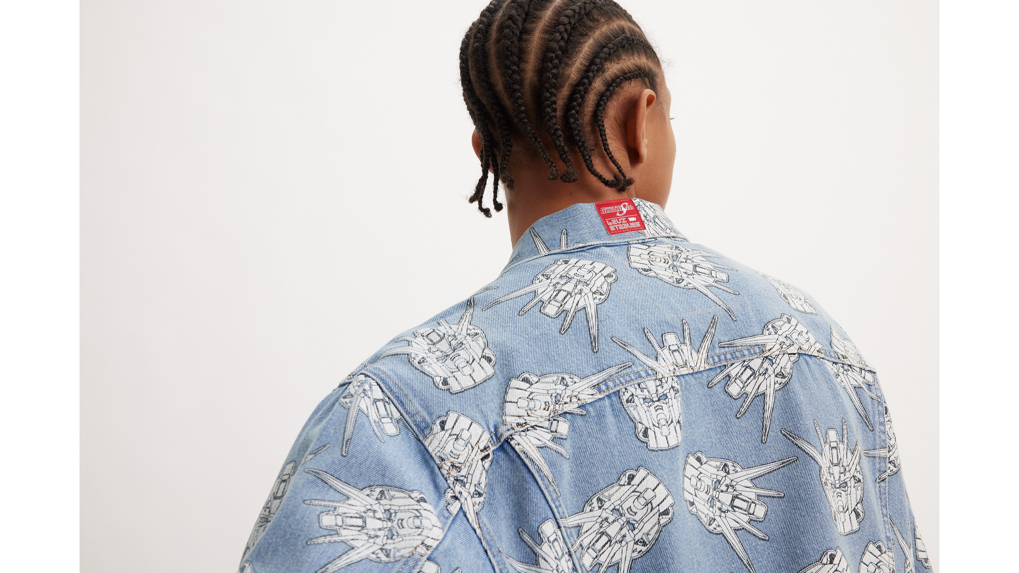 Veste Trucker Relaxed Levi's® x Gundam SEED - Starfighter Trucker - Bleu