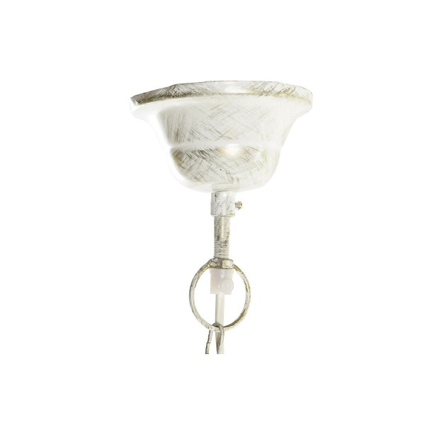 Suspension doré blanc fer 50 w (51 x 51 x 38 cm)