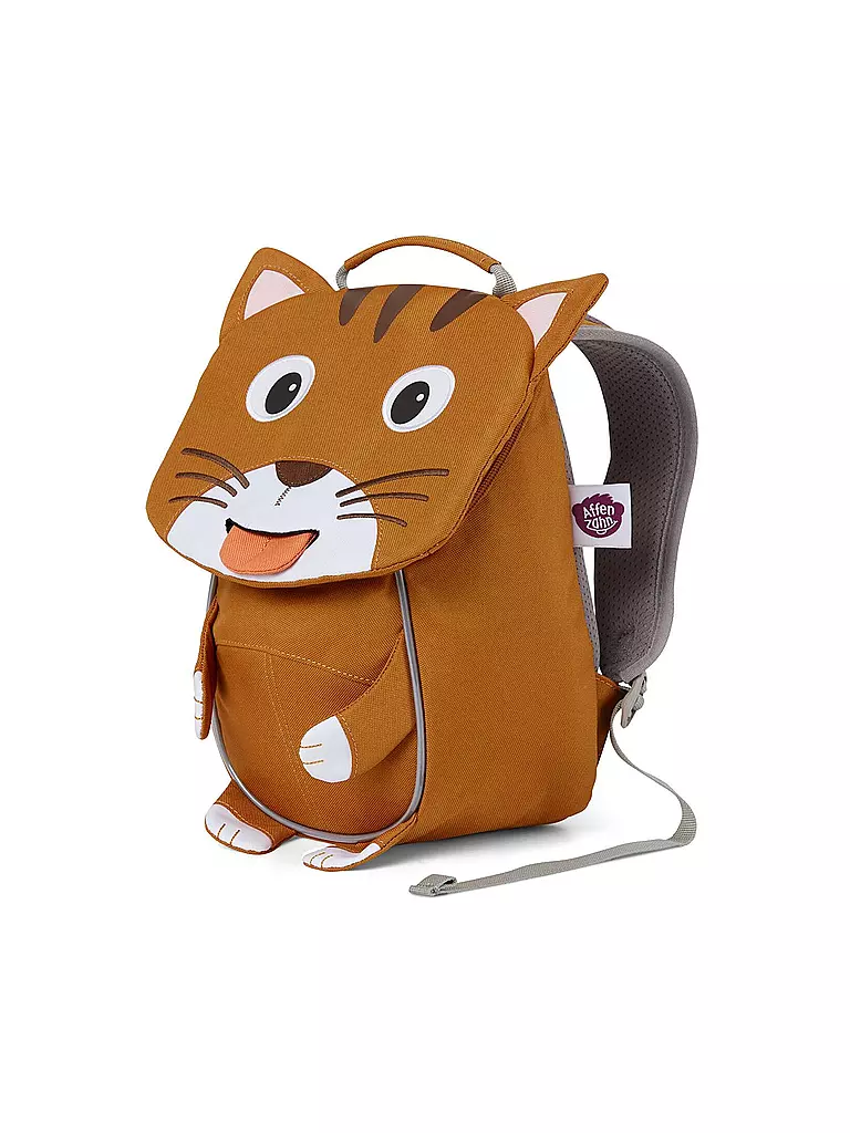 AFFENZAHN Kinder Rucksack Kleine Freunde - Katze braun