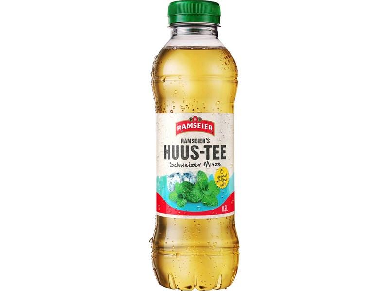 Ramseier Huus-Tee Minze 6 Stück x 0.5 l Kräutertee aus Minze mit Apfel- und Birnensaft