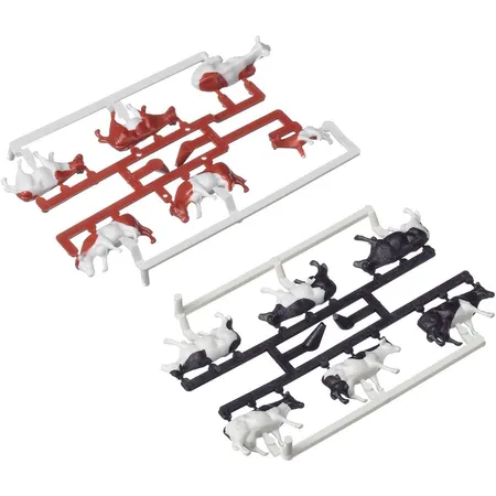 Kibri - Deko-Set Kühe, 12 Stück, Spur H0