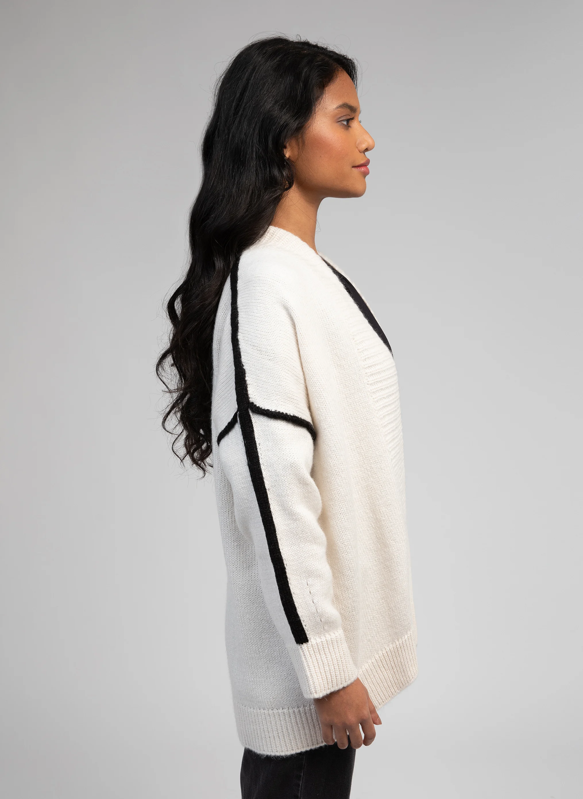 LOURANOS - Cardigan| Blanc