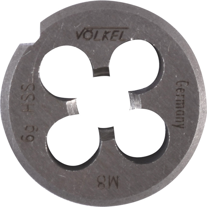 Völkel snijplaat HSS M8x1,25mm