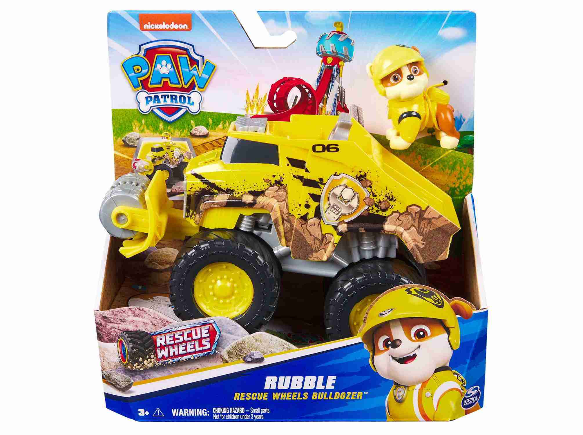 VEÍCULO RUBBLE PATRULHA PATA RESCUE WHEELS