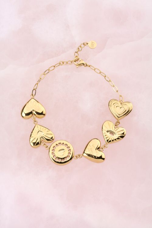 Iconic armband chunky hartje