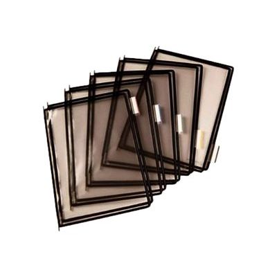 Promocome - Lutrin de comptoir mural plastique - fourni avec 10 pochettes A4 multi-coloris