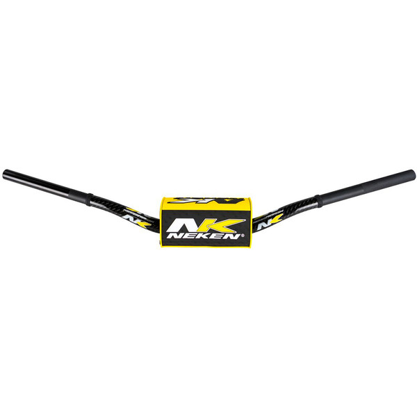 Neken - Guidon 85 high - diamètre variable design conique Noir / Jaune