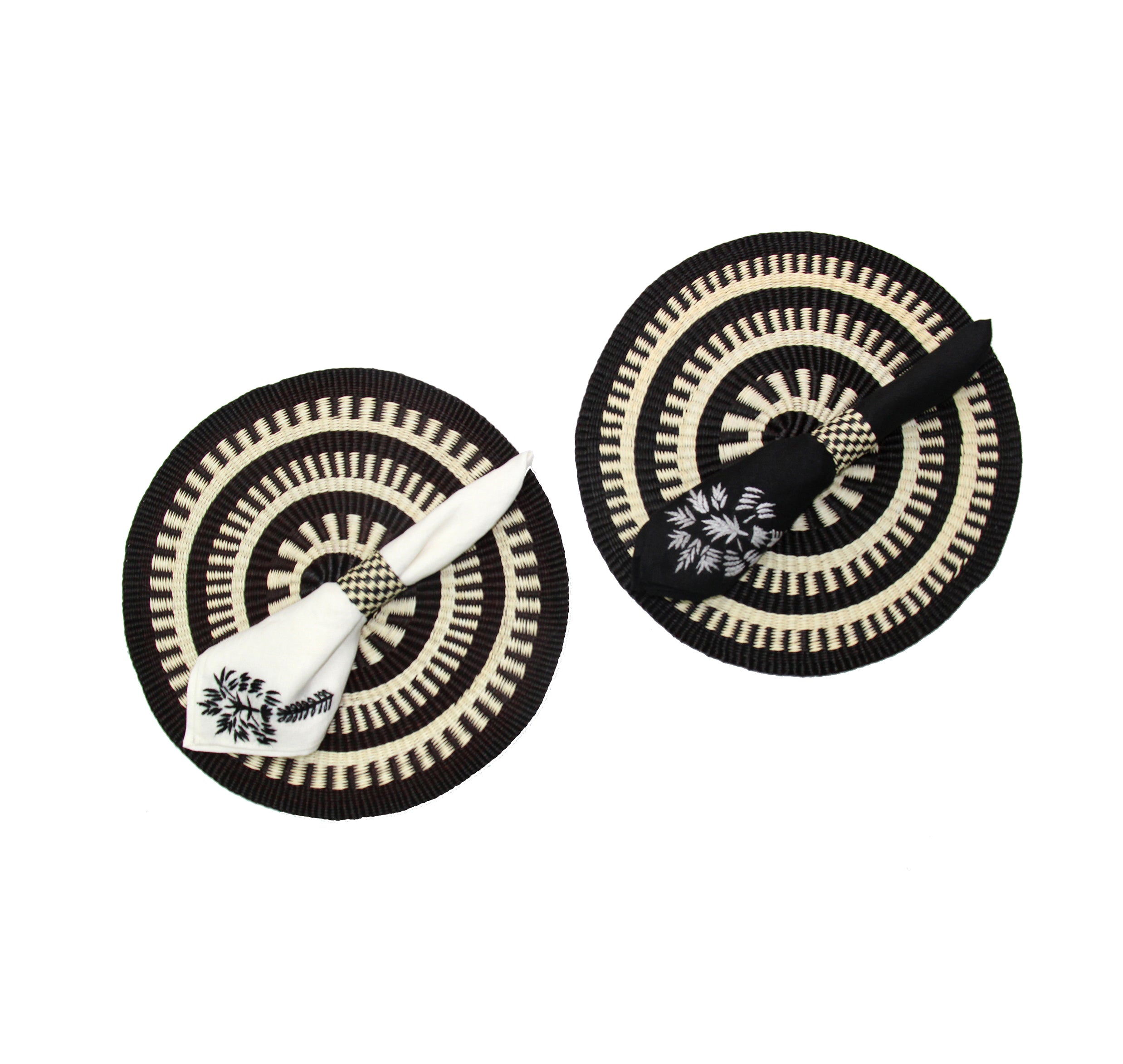 Set de table rond (lot de 2 unités)