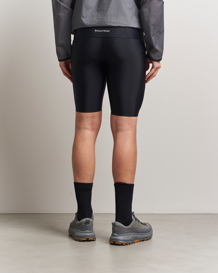 District Vision 9 Inch Recycled Half Tights Black