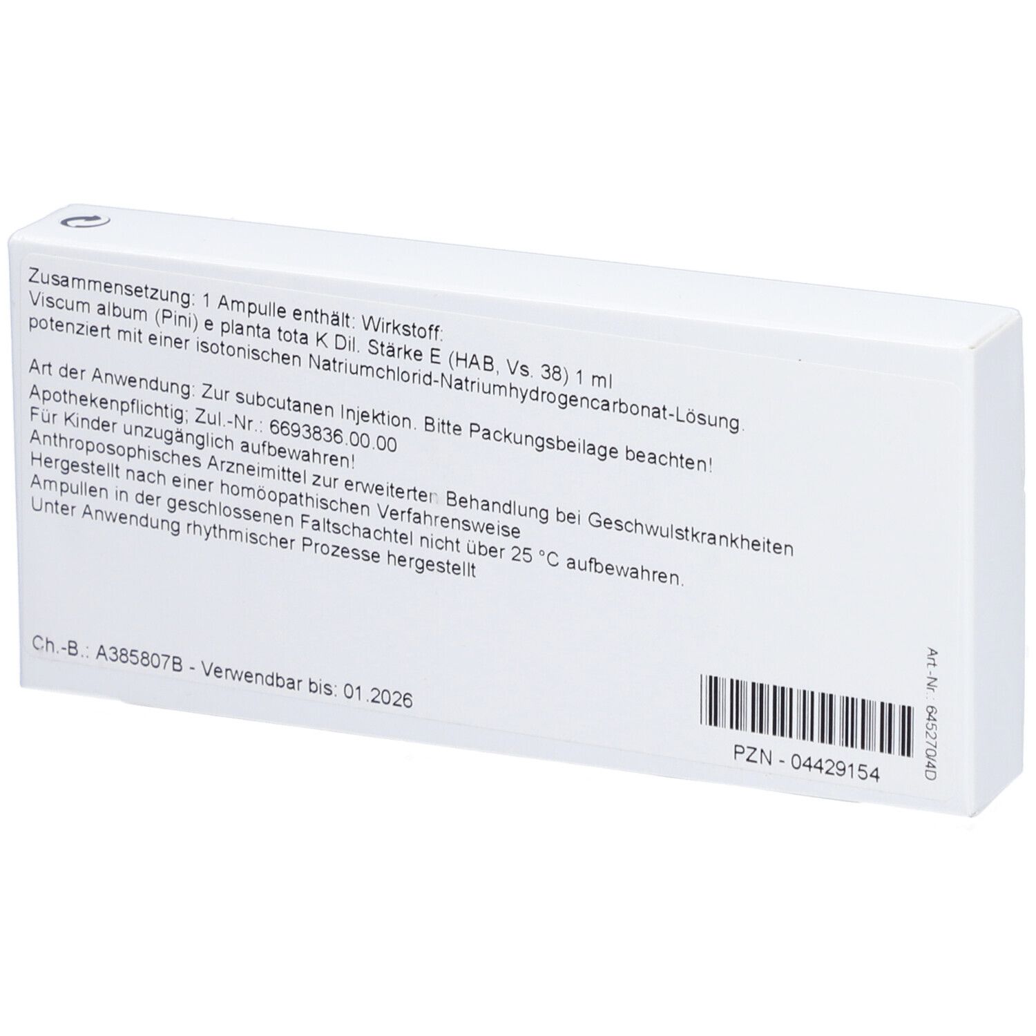 WALA® Iscucin Pini St.E Ampullen