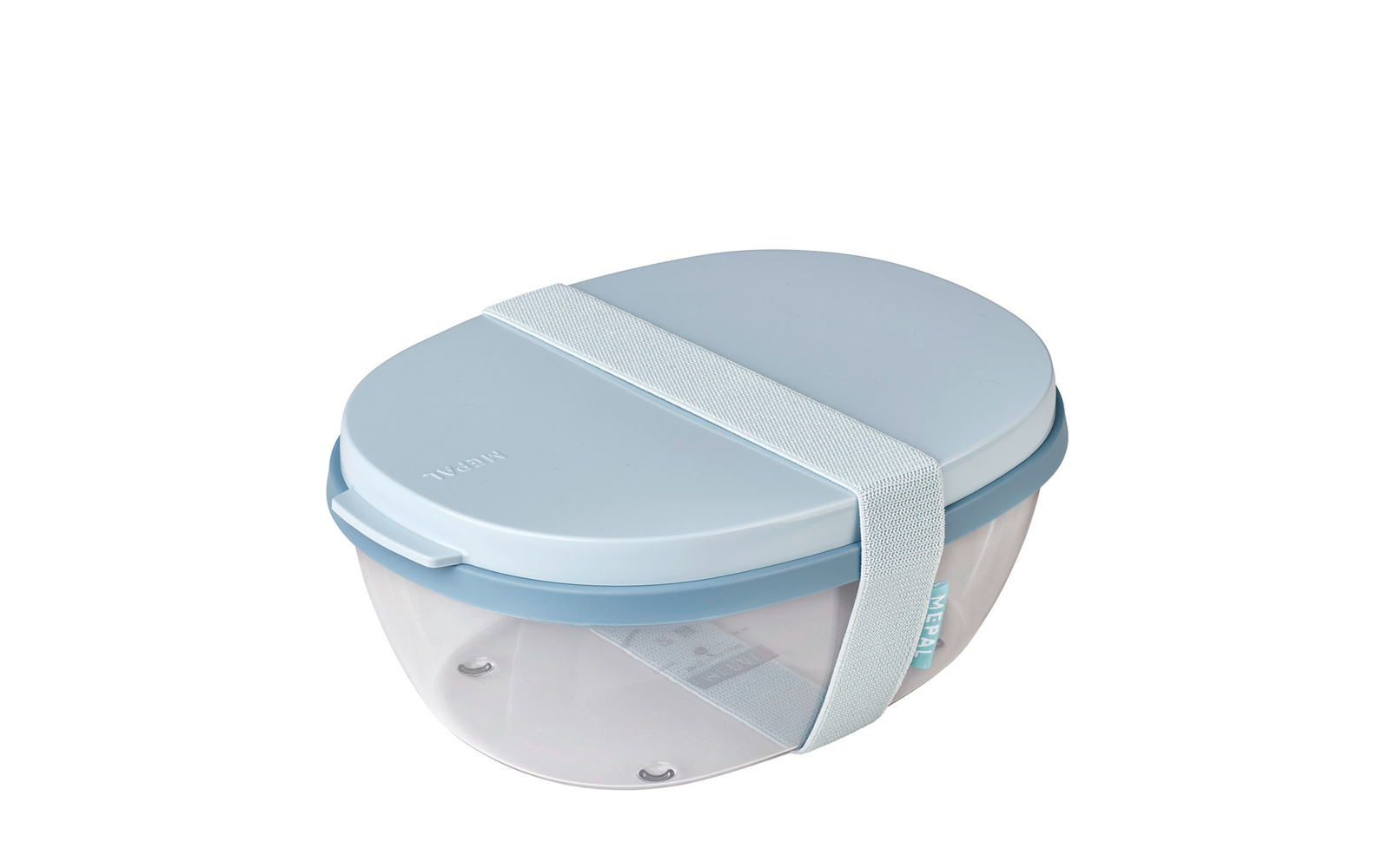 Mepal Salatbox ellipse nordic black