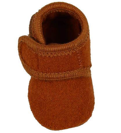 En Fant Hausschuhe - Wolle - Leather Brown