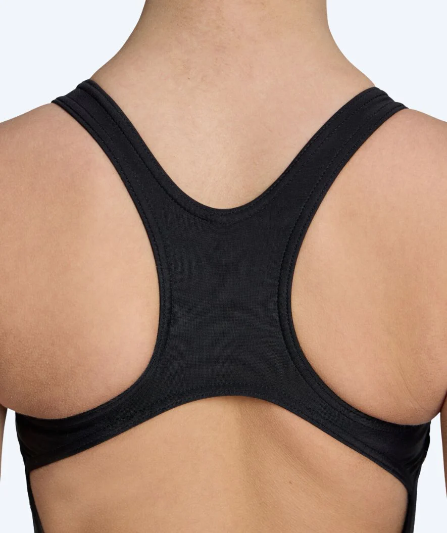 Arena badedragt til piger - Kikko Pro V-Back - Sort