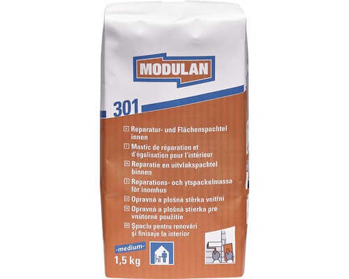MODULAN 301 Reparatie- en oppervlaktevuller, middellicht, 1,5 kg