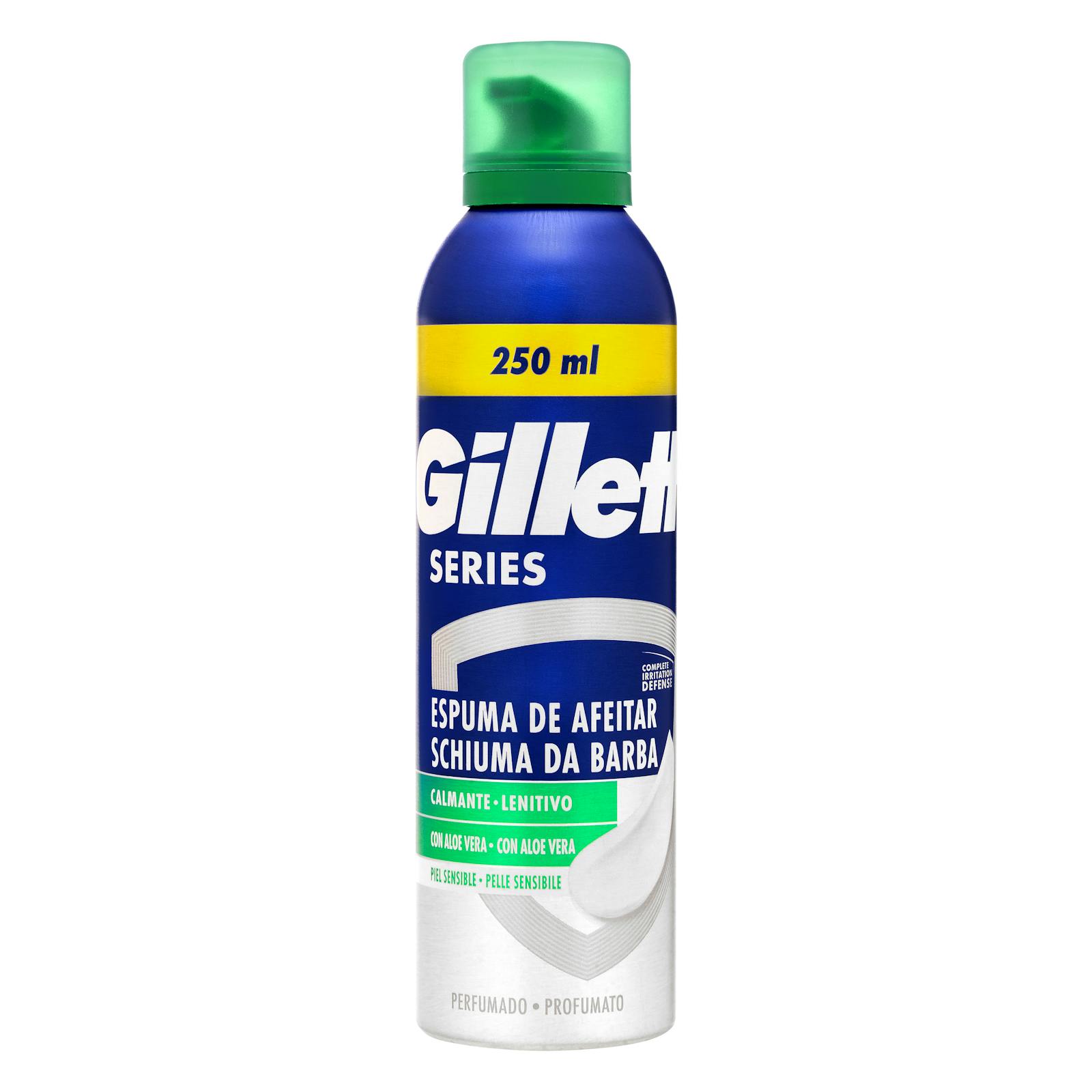 Mousse à raser Gillette Peau sensible à l'aloe vera