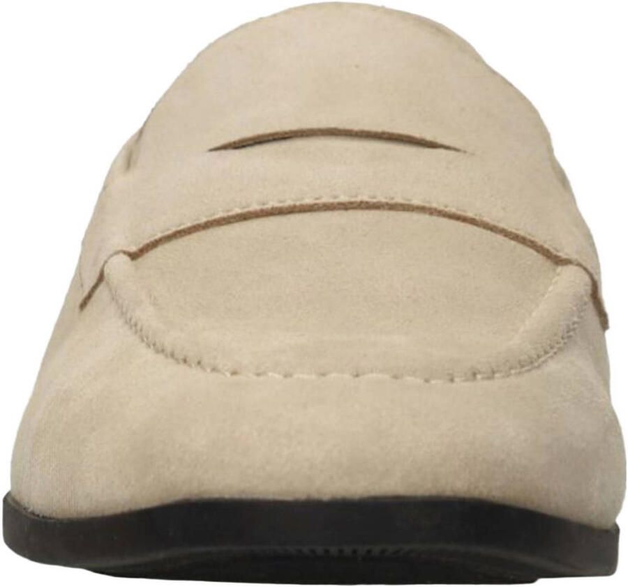 Manfield Heren Beige suède loafers