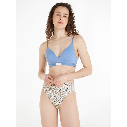 Tommy Hilfiger Lightly Lined Triangle BH, Light Iris Blue, L