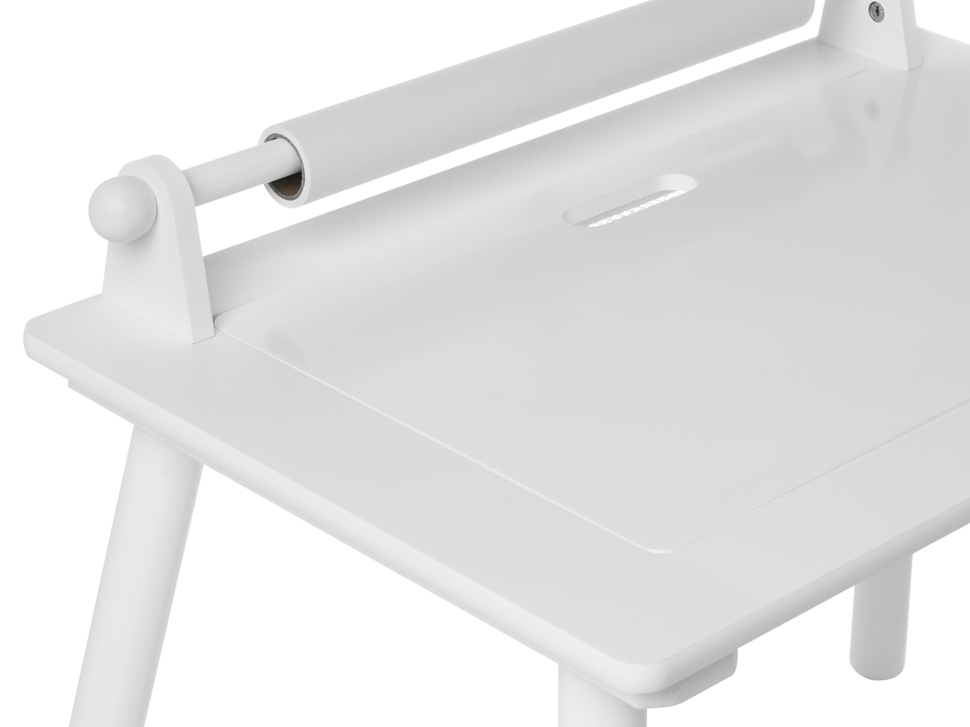 Kindertafel en stoel set MOONTA Wit