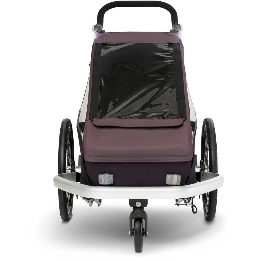 CROOZER Kinderfahrradanhänger Kid Vaaya 1 Blossom Red