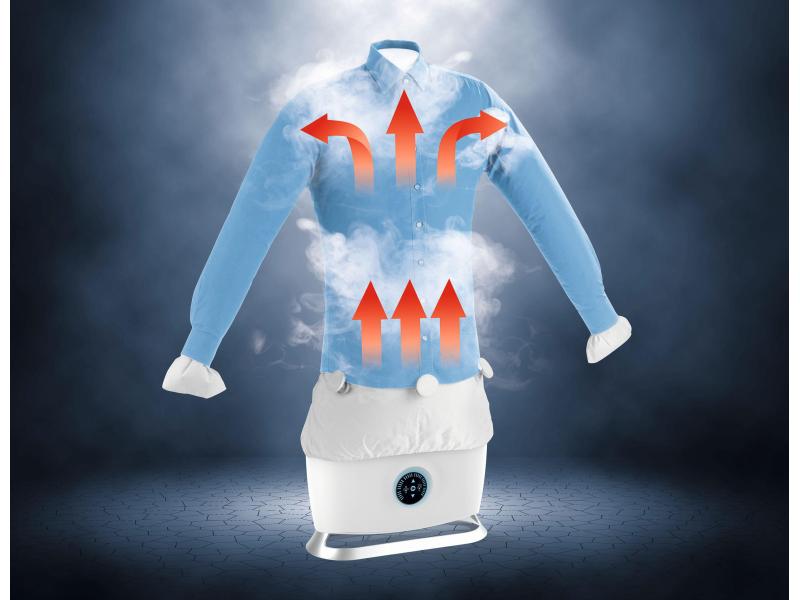 CLEANmaxx Hemdenbügler CLEANmaxx Trocken & Dampf Dampfbügler für Hemden und Blusen