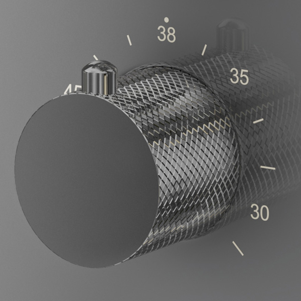 Saniclear Talpa Curved temperatuurknop voor inbouw thermostaatkranen (SK21224 en SK79841)