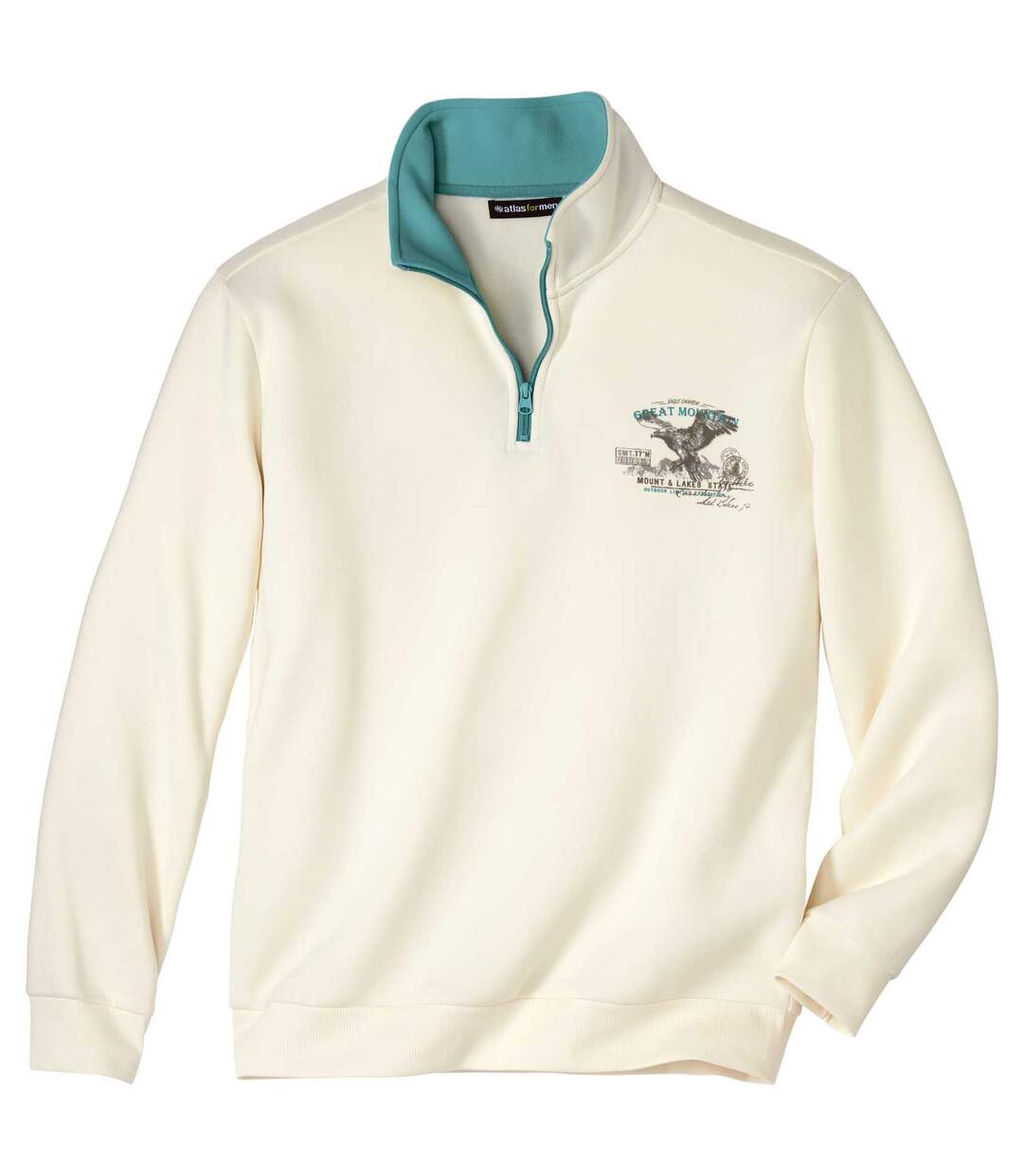 Sweat Molleton Col Zippé