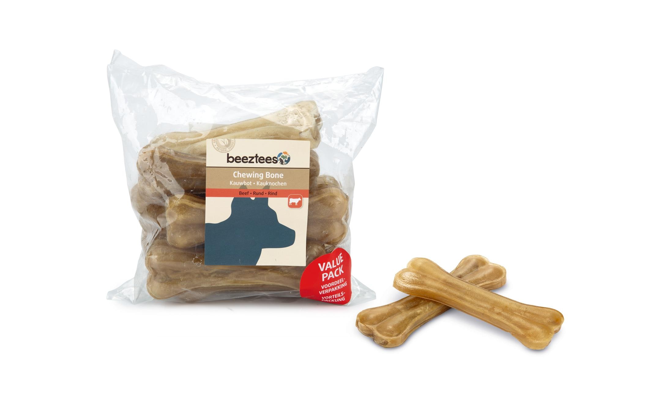 Kausnack Kauknochen Rinderhaut, 10 StückKauspass für Hunde