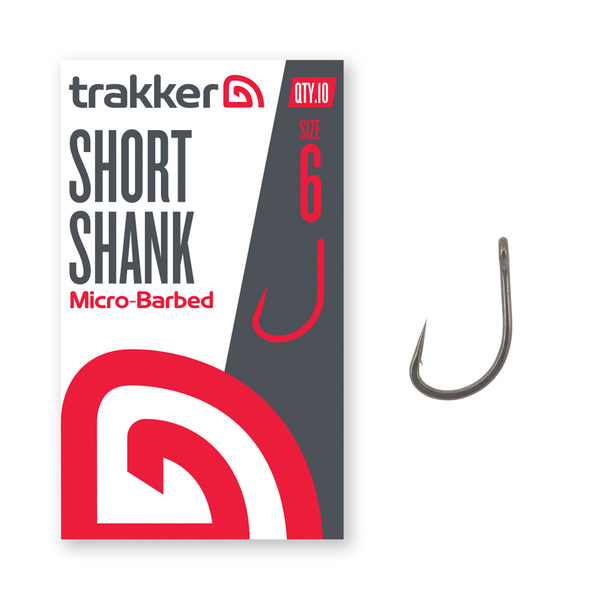 Hameçons Trakker Short Shank Hooks Barbless (10 pcs)