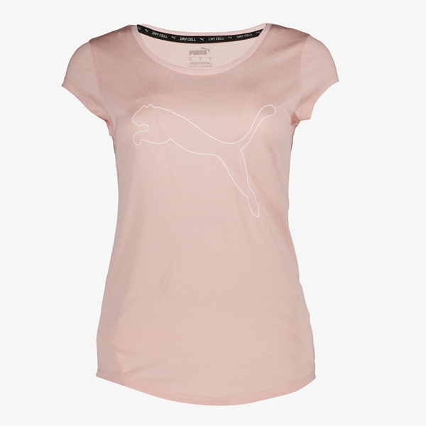Puma Heather Cat dames sport T-shirt roze