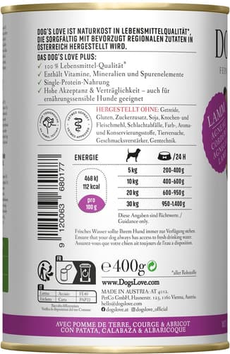 DOG'S LOVE ADULT Lamm