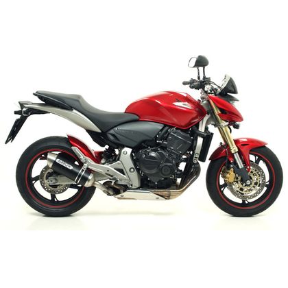 Silencieux Arrow Alu dark Street thunder embout carbone