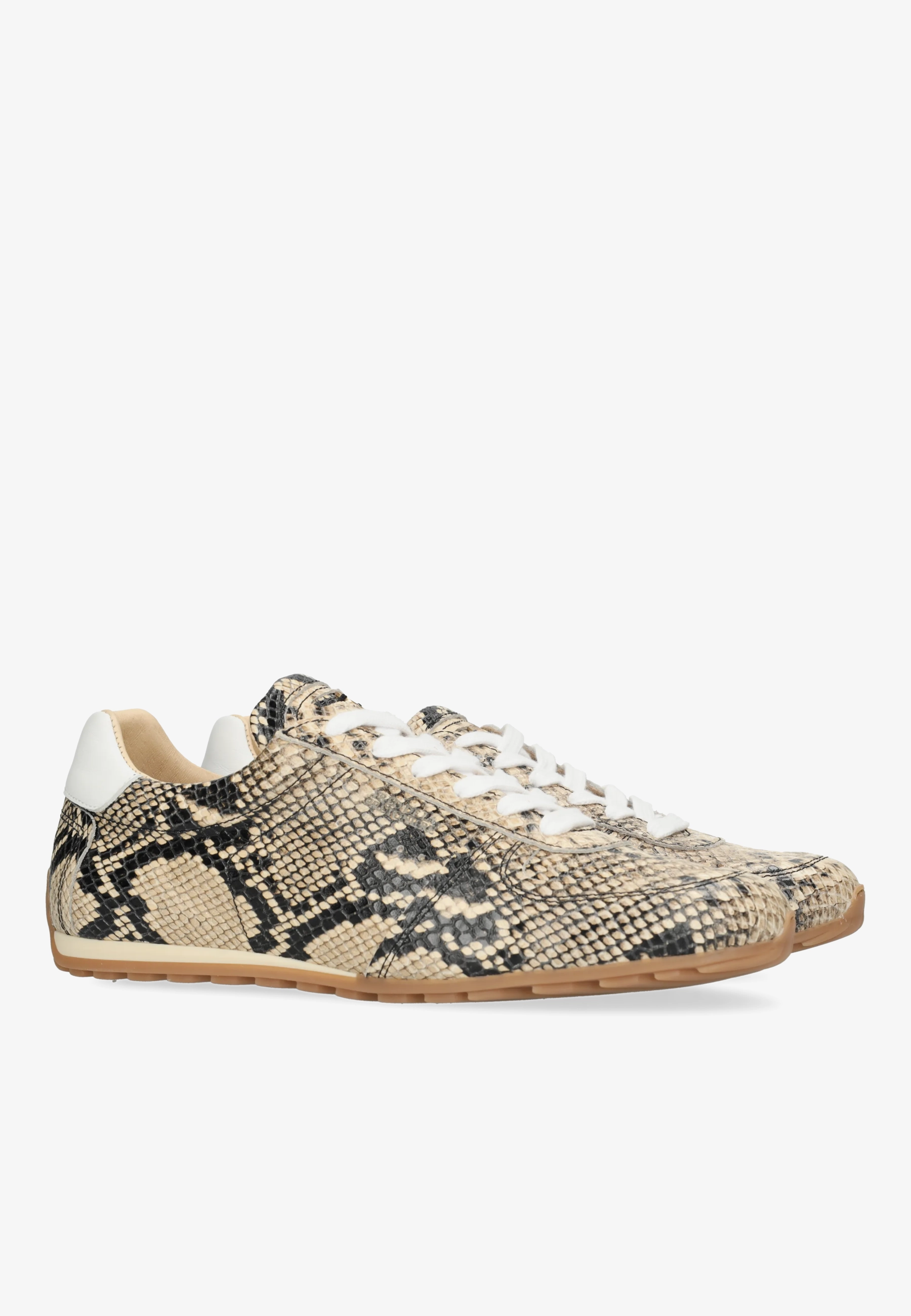 UTA BASE Sneaker snake Beige