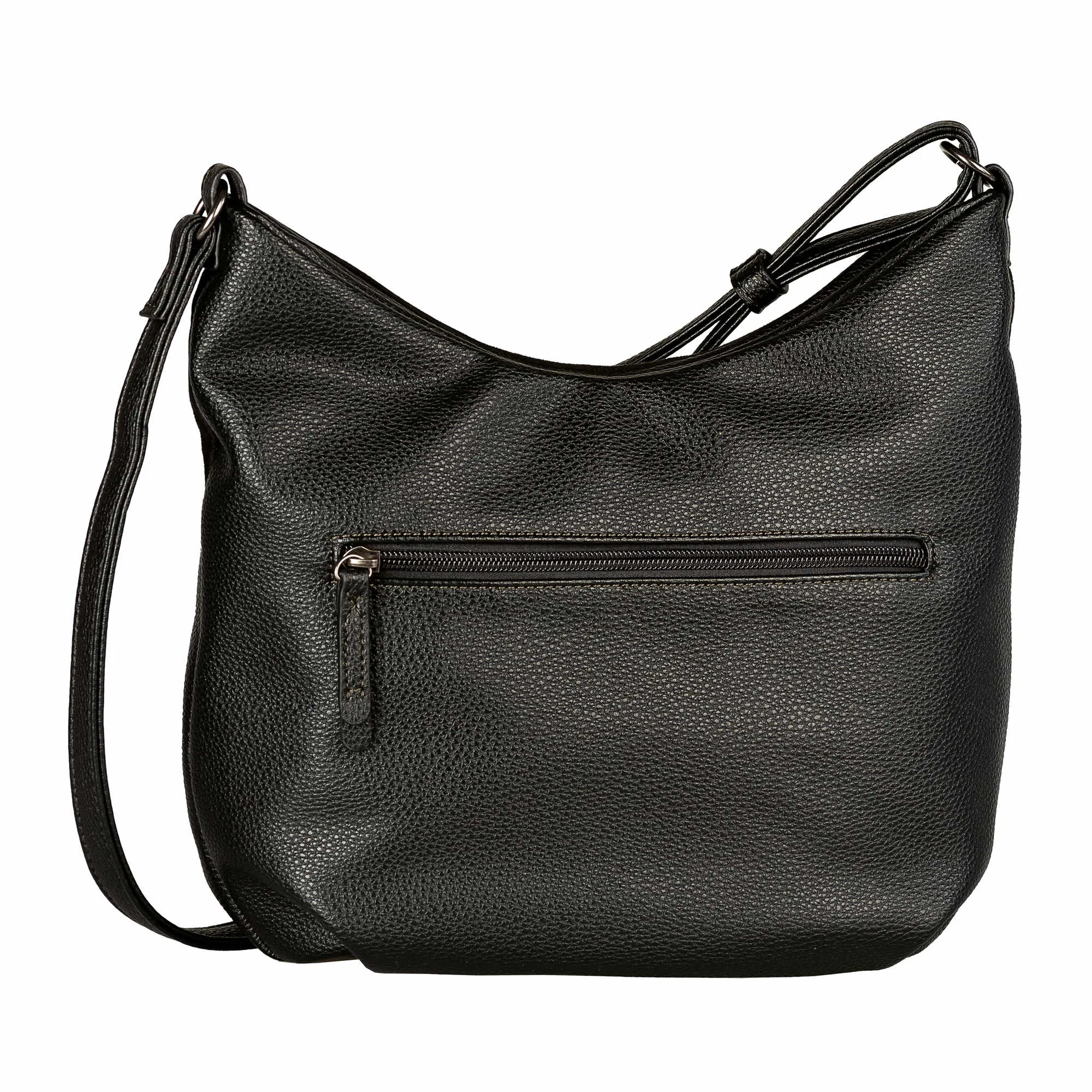 TOM TAILOR Beuteltasche Schwarz Lederimitat