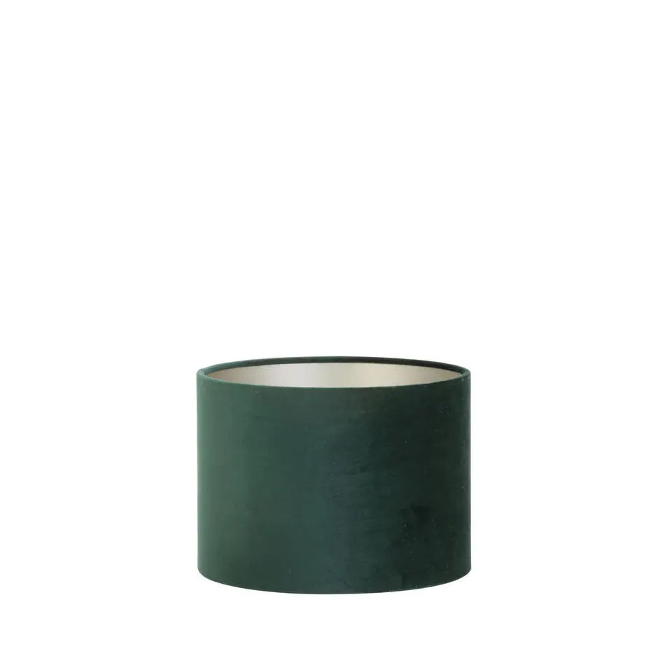 Cilinder Lampenkap Velours - Dutch Green - Ø30x21cm