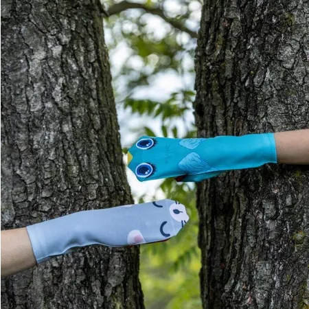 Sport Sieber Handsocken Maus und Vogel