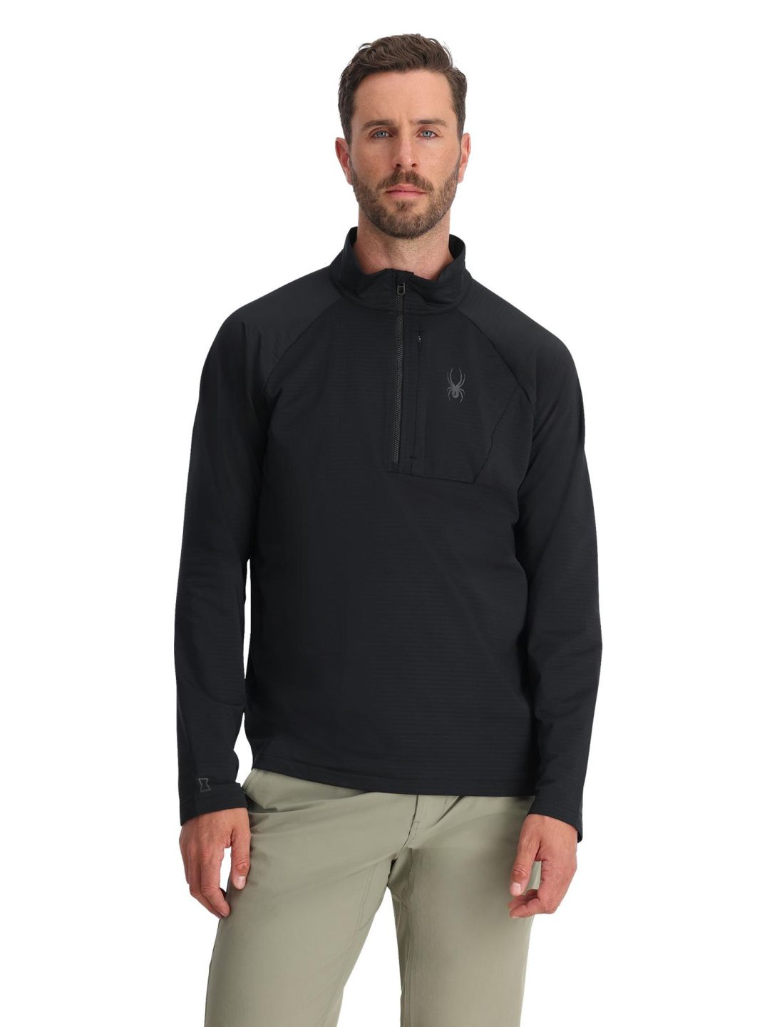 Gridweb Fleece 1/2 Zip skipully heren
