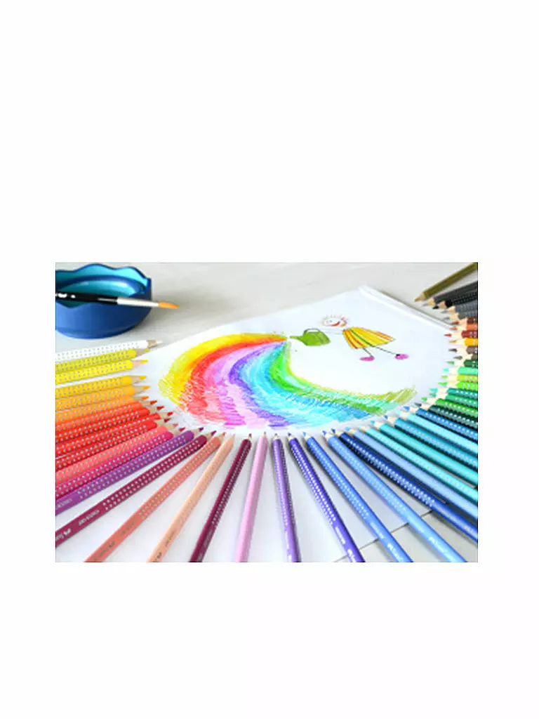 FABER-CASTELL Colour Grip Buntstift, 48er Kartonetui keine Farbe