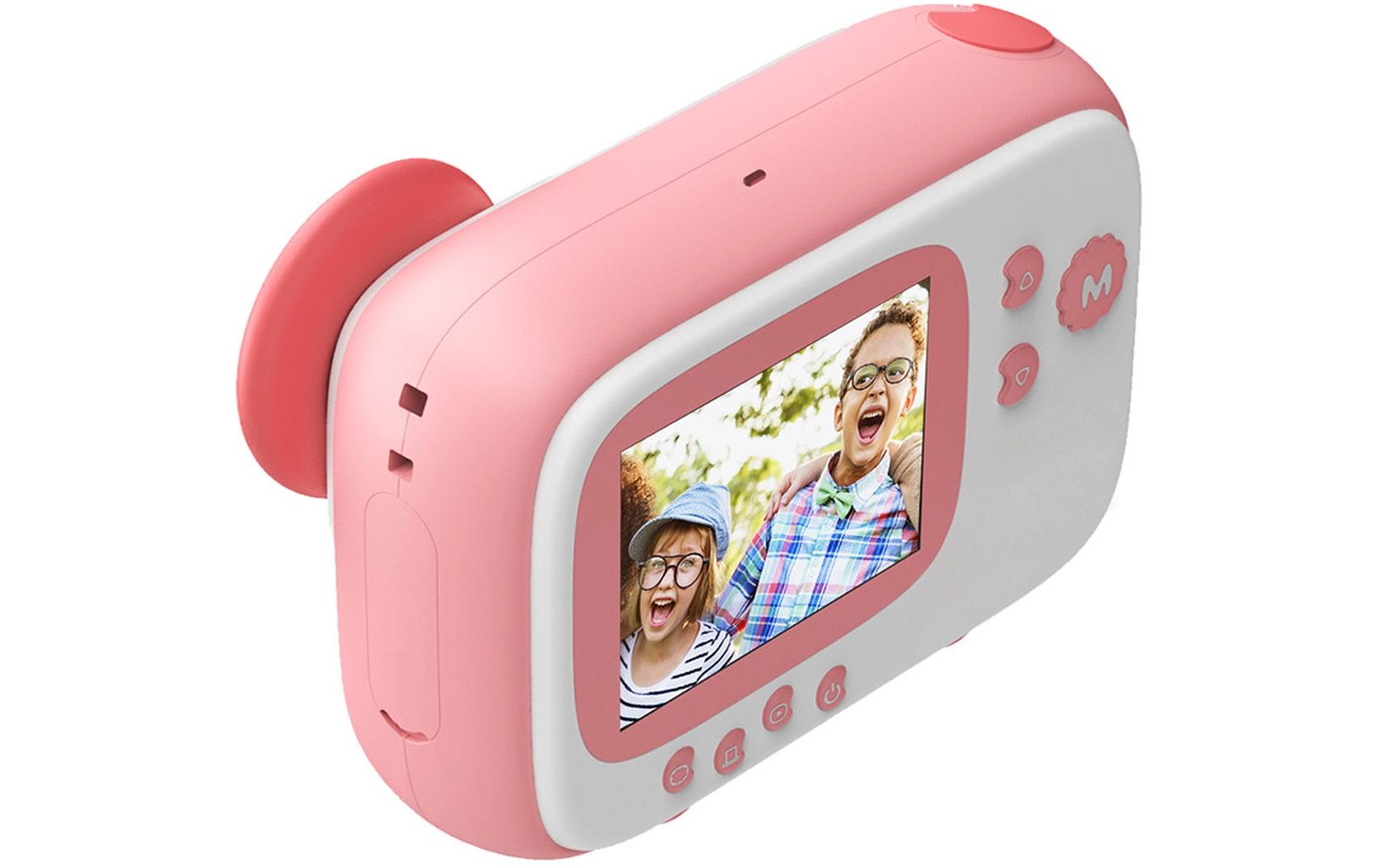 Fotokamera Realkids Instant Cam PinkSofortbildkamera mit Thermopapier-Drucktechnik