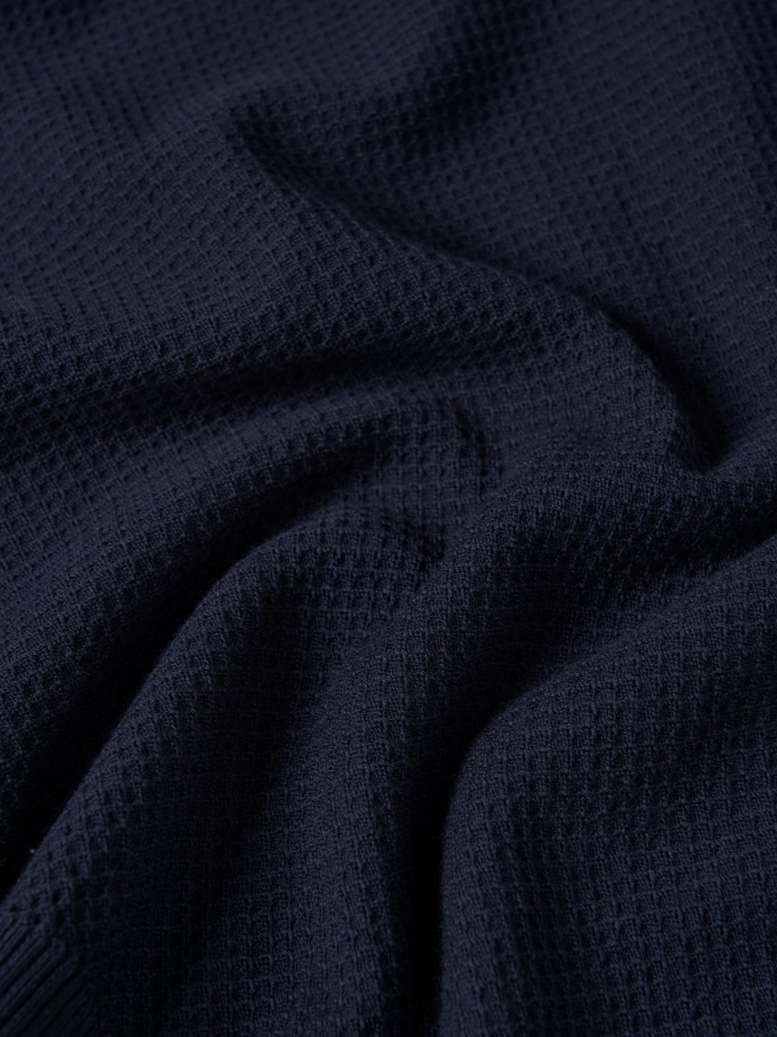 Polo regular fit com textura