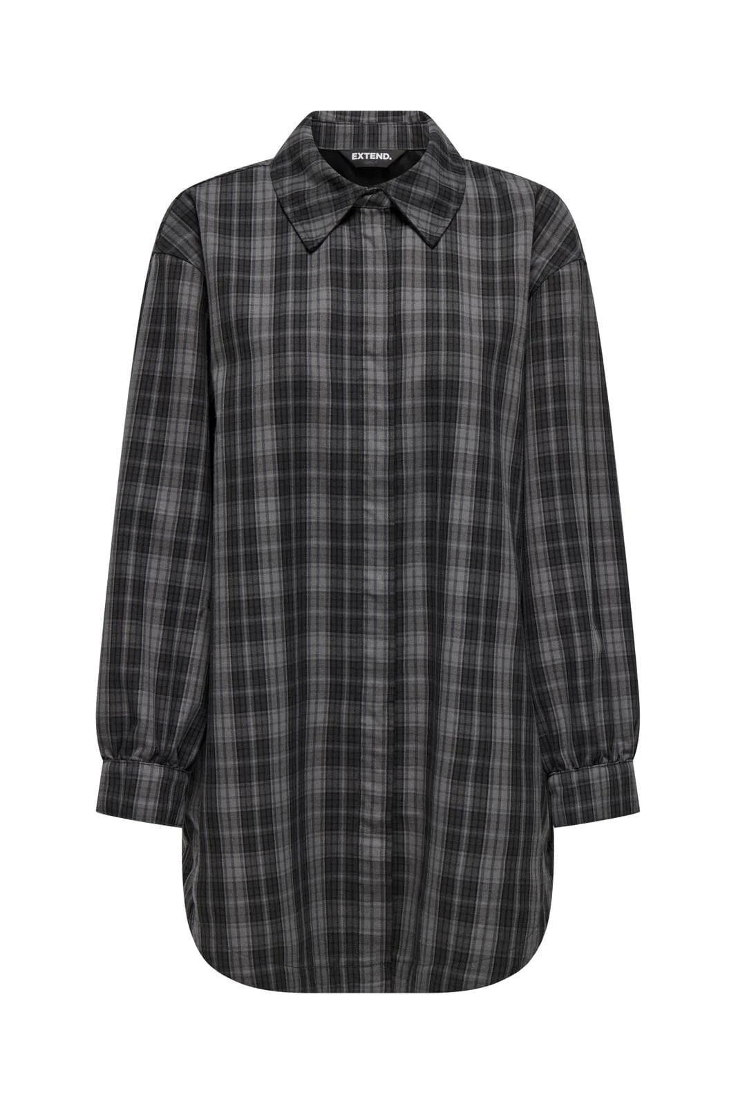Only Onlimma L/S Ovs Check Shacket Xt