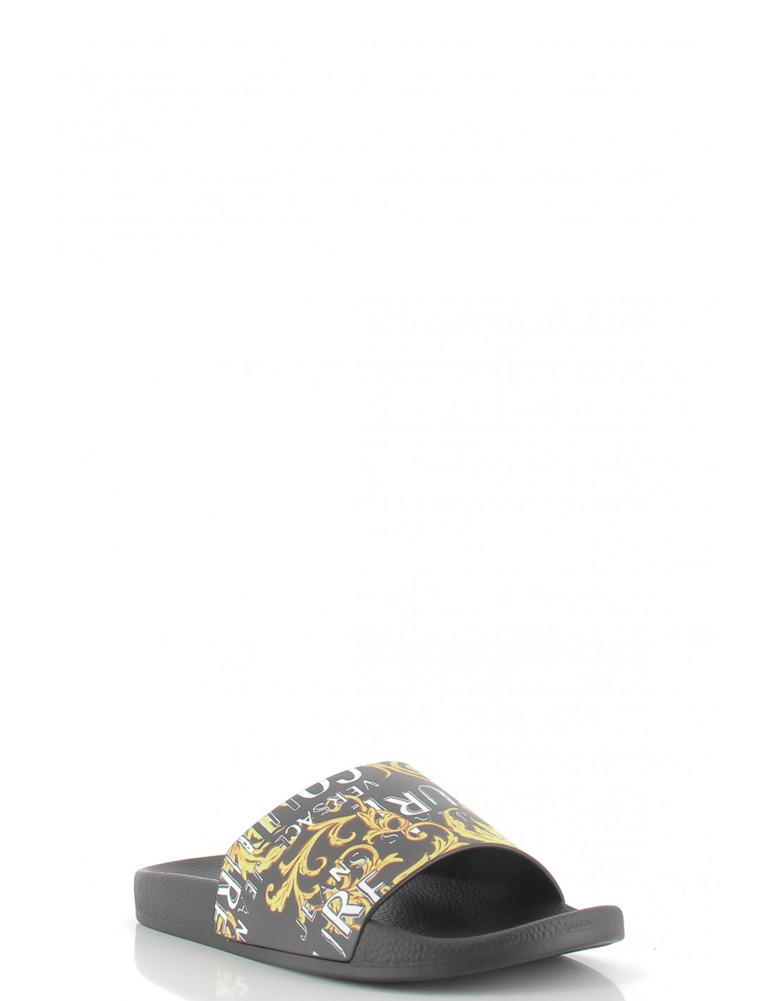 versace Claquettes homme slide noir