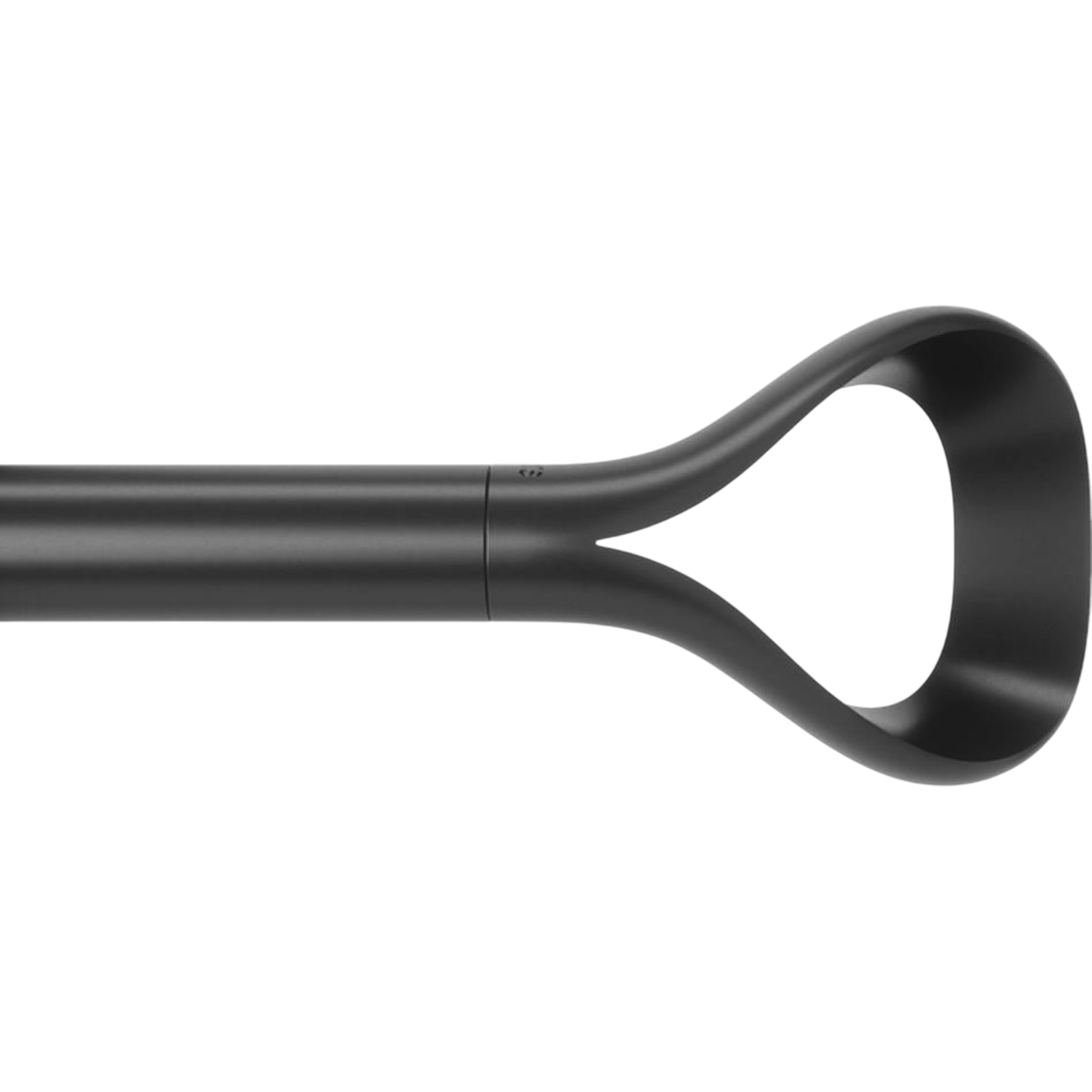 Vorhangstange Loop 107-306 cm, Schwarz