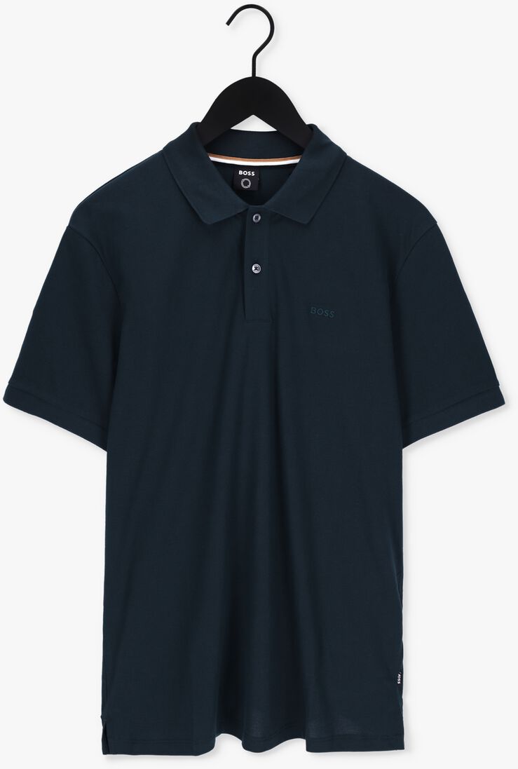BOSS donkergroene boss polo pallas