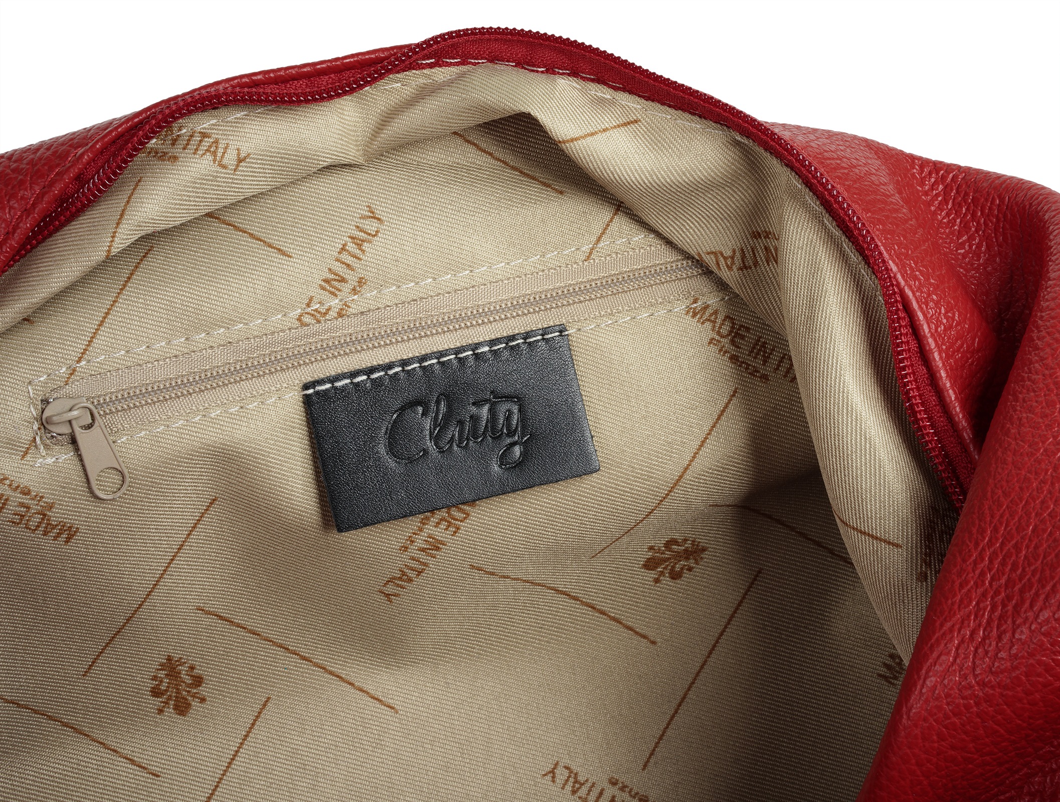 Cluty Shopper echt Leder, Made in Italy
