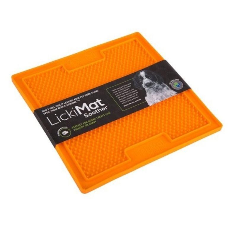 Soother Schleckmatte Orange - Größe L - LickiMat