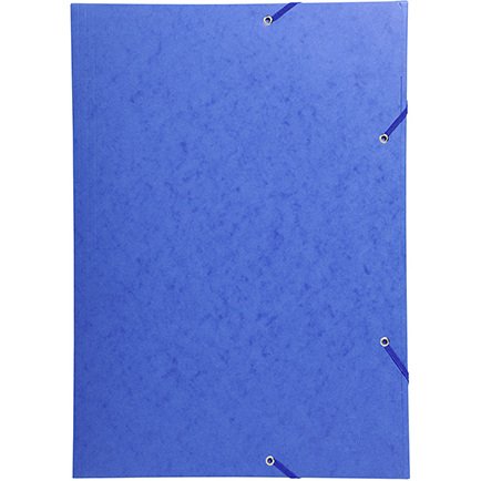 Chemise à élastique 3 rabats carte Exacompta 32 x 44 cm dos 2,5 cm assorties - Format A3