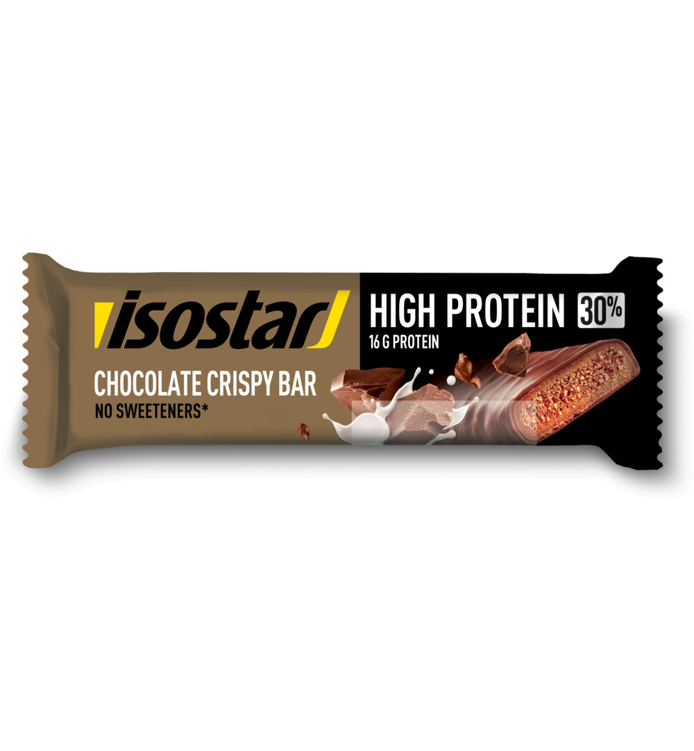 Isostar High Protein 30 Chocolate Crispy Bar (1 Stuk)