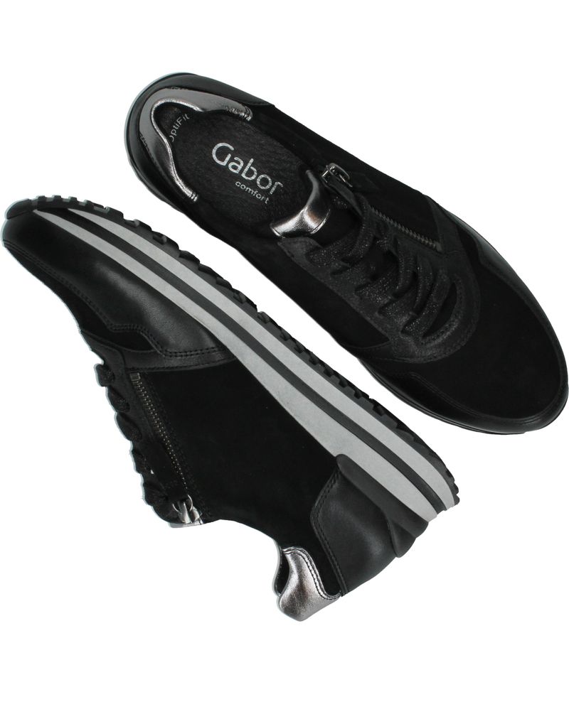 Gabor Sneakers Zwart Dames