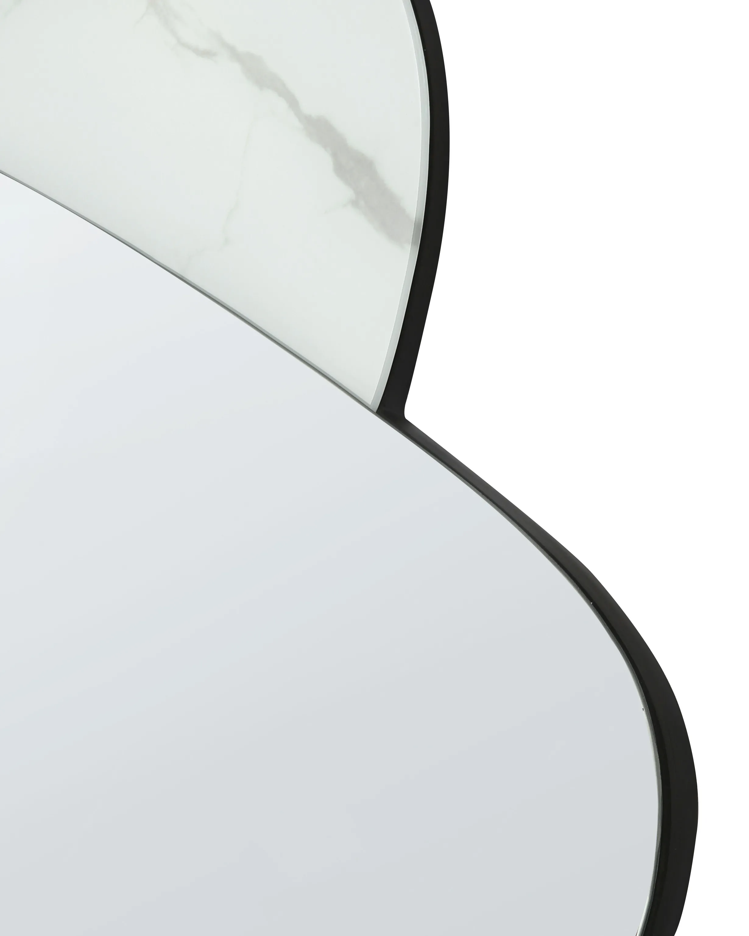 Wandspiegel PANNES 80 cm 117 cm Lichtblauw